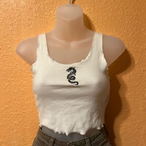 Dragon logo Crop top